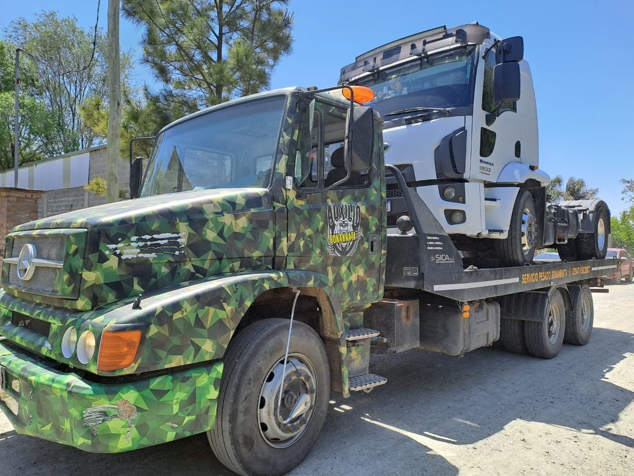 Servicio de grúa liviano y pesado