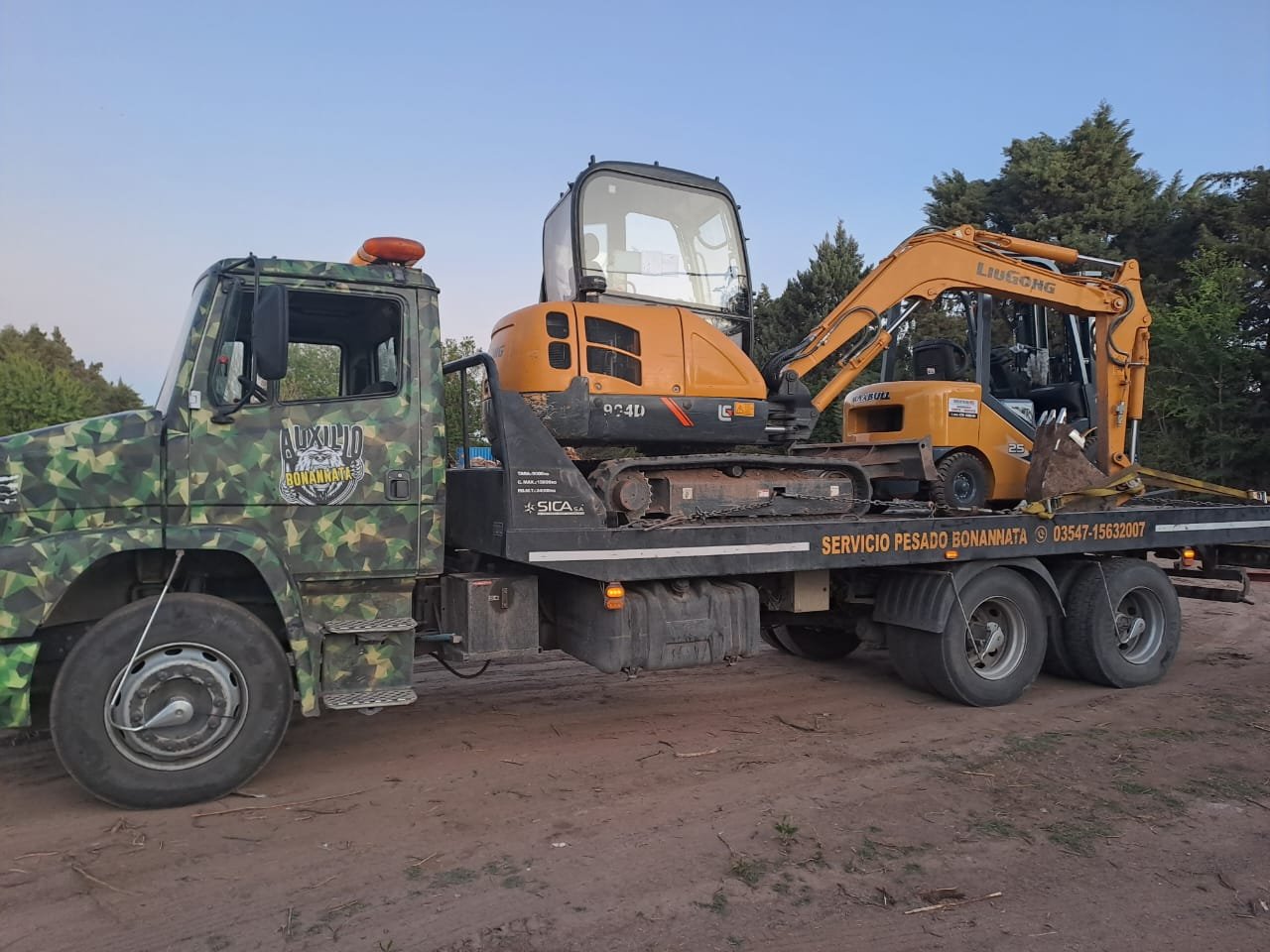 Servicio de grúa liviano y pesado